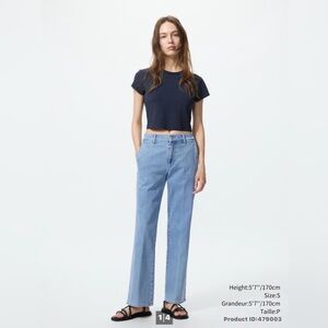 Uniqlo Slim Flare Light Blue Women's Jeans